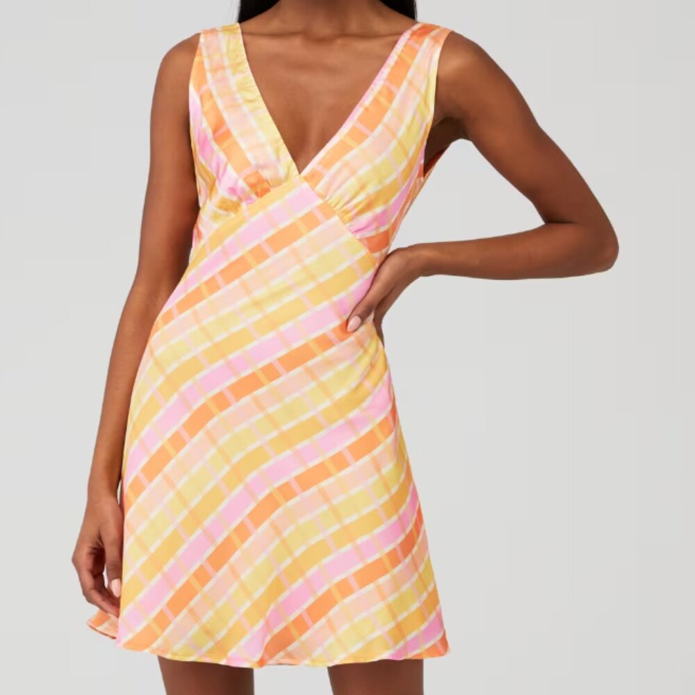 Peppermayo — Audrey Vintage Slip Dress (Splice Check)